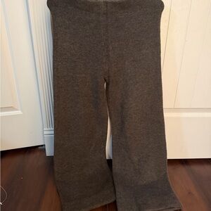 Zara Charcoal Wool-Blend Trousers